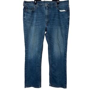Levis 541 Athletic Taper Mens Blue Jeans 42x30 Medium Wash 18181-0017